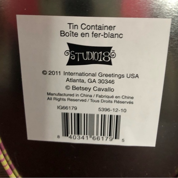 Decorative Easter Tin Oval - Picture 2 of 4